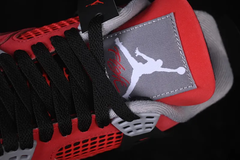 All categories Air Jordan Jordan series basketball shoes Air Jordan 4 LJR version Air Jordan 4 "Toro" AJ4 Joe 4 Big Red Bull replica basketball shoes FQ8138-600